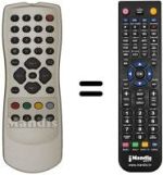 Replacement remote control Sinudyne SJ 15500