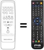 Replacement remote control RC 204