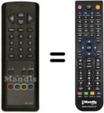 Replacement remote control LG CB 14E80