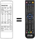 Replacement remote control Sinudyne 1999 V