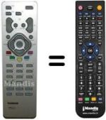 Replacement remote control Pathé Marconi 30 LB 120 S4