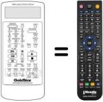 Replacement remote control RC 400 P