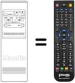 Replacement remote control RC 53