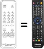 Replacement remote control UFD 40