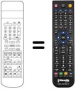 Replacement remote control RC 8077