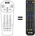 Replacement remote control RC 8224 / 00