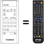 Replacement remote control Thomson 55 MV 51