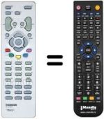 Replacement remote control Hifivox DSI 502 ME