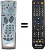 Replacement remote control RCT 443 MNS