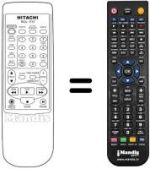 Replacement remote control Hitachi VT-FX760E