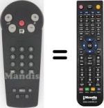Replacement remote control Aristona 14 PT 1574 / S