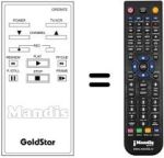 Replacement remote control LG RL 42 E