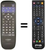 Replacement remote control RM-22-1