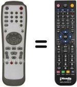 Replacement remote control RM-51