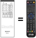 Replacement remote control A 1470588 A
