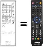 Replacement remote control RM-625