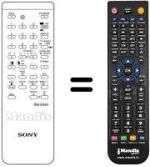 Replacement remote control Sony RM-634 A