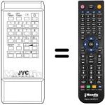 Replacement remote control JVC C 1480EK