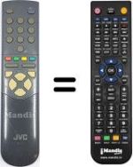 Replacement remote control JVC AV 32WL1
