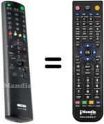 Replacement remote control Sony KV-29 FX66E