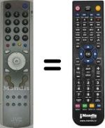 Replacement remote control JVC HV-32D25