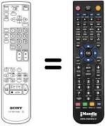 Replacement remote control RMT-V166 H