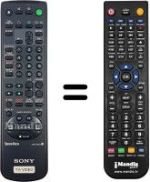 Replacement remote control Sony KV-21 V6D