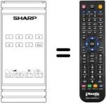 Replacement remote control RRMCG 0121 CESA