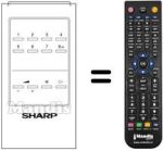 Replacement remote control RRMCG 0123 CESA