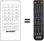 Replacement remote control RRMCG 0204 CESA