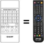 Replacement remote control RRMCG 0293 CESA