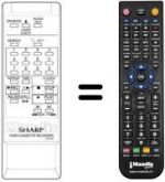 Replacement remote control RRMCG 0318 GE