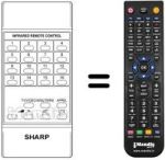 Replacement remote control RRMCG 0320 CESA