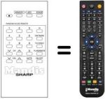 Replacement remote control RRMCG 0403 CESA