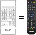 Replacement remote control RRMCG 0421 CESA