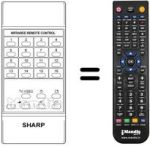 Replacement remote control RRMCG 0456 CESA