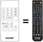 Replacement remote control RRMCG 0466 CESB