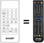 Replacement remote control RRMCG 0483 CESB