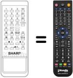 Replacement remote control RRMCG 0498 CESA