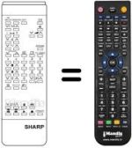 Replacement remote control RRMCG 0582