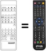 Replacement remote control RRMCG 0739 BMSA