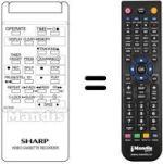 Replacement remote control RRMCG 0778 UM