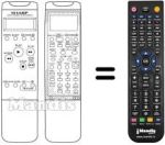 Replacement remote control RRMCG 0827 GESA