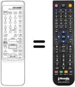 Replacement remote control RRMCG 0892