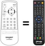 Replacement remote control RRMCG 1051 BMSA