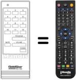 Replacement remote control RV 15A