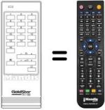 Replacement remote control RV 18B