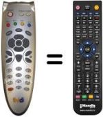 Replacement remote control Homecast S 3100 CR