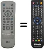 Replacement remote control LG STV 365