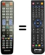 Replacement remote control Samsung SYNCMASTER TA 750